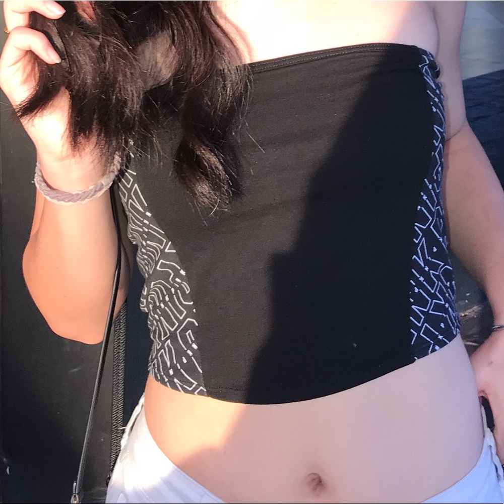 Pink tube top